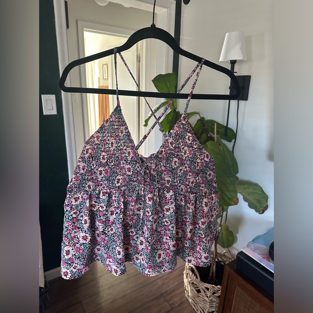 American Eagle - floral tank top
